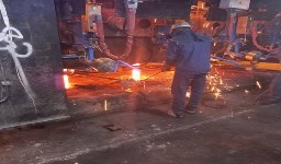  راه اندازی سیستم ریخته‌گری پیوسته  closed continuous casting system فولاد ویان همدان